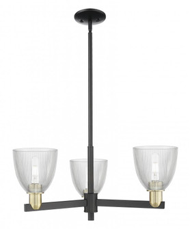 Castile - 3 Light - 28 inch - Black Antique Brass - Stem hung - Pendant (3442|716-3CR-BAB-G382)