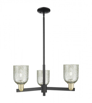 Caledonia - 3 Light - 27 inch - Black Antique Brass - Stem hung - Pendant (3442|716-3CR-BAB-G259)