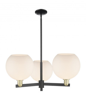 Athens - 3 Light - 32 inch - Black Antique Brass - Stem hung - Pendant (3442|716-3CR-BAB-G121-10)