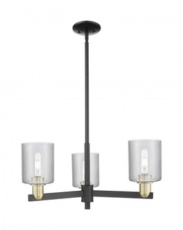 Cobbleskill - 3 Light - 27 inch - Black Antique Brass - Stem hung - Pendant (3442|716-3CR-BAB-G112)