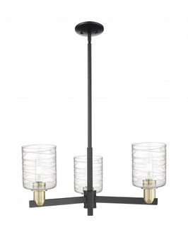 Cobbleskill - 3 Light - 27 inch - Black Antique Brass - Stem hung - Pendant (3442|716-3CR-BAB-G1113)