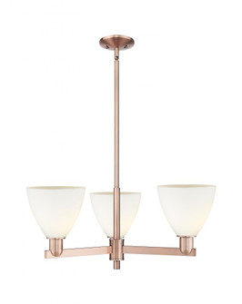Bristol - 3 Light - 29 inch - Antique Copper - Stem hung - Pendant (3442|716-3CR-AC-GBD-751)