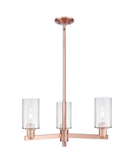 Clymer - 3 Light - 26 inch - Antique Copper - Stem hung - Pendant (3442|716-3CR-AC-G802)