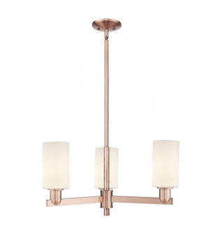 Clymer - 3 Light - 26 inch - Antique Copper - Stem hung - Pendant (3442|716-3CR-AC-G801)