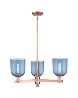 Bella - 3 Light - 27 inch - Antique Copper - Stem hung - Pendant (3442|716-3CR-AC-G558-6BL)