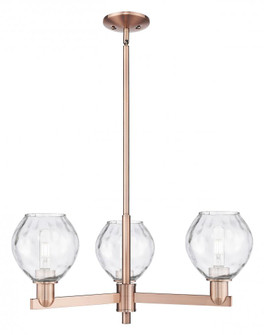 Waverly - 3 Light - 28 inch - Antique Copper - Stem hung - Pendant (3442|716-3CR-AC-G362)