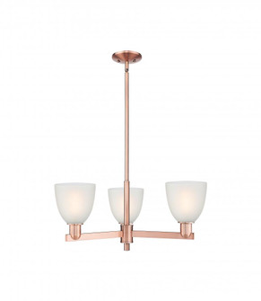 Castile - 3 Light - 28 inch - Antique Copper - Stem hung - Pendant (3442|716-3CR-AC-G381)