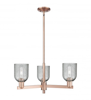 Caledonia - 3 Light - 27 inch - Antique Copper - Stem hung - Pendant (3442|716-3CR-AC-G257)