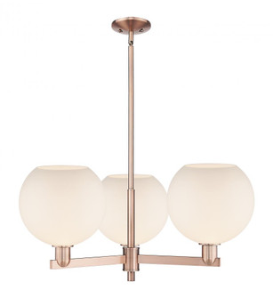 Athens - 3 Light - 32 inch - Antique Copper - Stem hung - Pendant (3442|716-3CR-AC-G121-10)