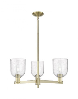 Bella - 3 Light - 27 inch - Antique Brass - Stem hung - Pendant (3442|716-3CR-AB-G558-6SDY)