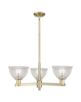 Arietta - 3 Light - 30 inch - Antique Brass - Stem hung - Pendant (3442|716-3CR-AB-G422)