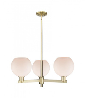 Athens - 3 Light - 30 inch - Antique Brass - Stem hung - Pendant (3442|716-3CR-AB-G121-8)
