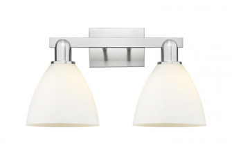 Bristol - 2 Light - 19 inch - Brushed Satin Nickel - Bath Vanity Light (3442|716-2W-SN-GBD-751)