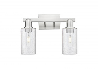 Clymer - 2 Light - 15 inch - Brushed Satin Nickel - Bath Vanity Light (3442|716-2W-SN-G804)
