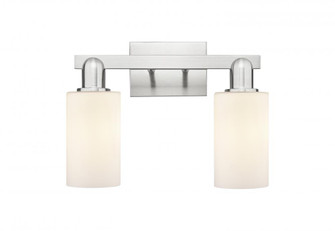 Clymer - 2 Light - 15 inch - Brushed Satin Nickel - Bath Vanity Light (3442|716-2W-SN-G801)