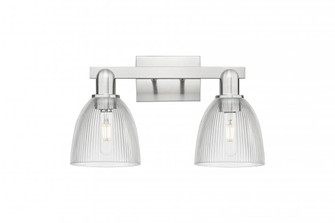 Castile - 2 Light - 17 inch - Brushed Satin Nickel - Bath Vanity Light (3442|716-2W-SN-G382)