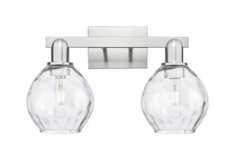 Waverly - 2 Light - 17 inch - Brushed Satin Nickel - Bath Vanity Light (3442|716-2W-SN-G362)