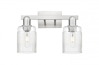 Hadley - 2 Light - 16 inch - Brushed Satin Nickel - Bath Vanity Light (3442|716-2W-SN-G342)