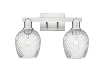 Salina - 2 Light - 17 inch - Brushed Satin Nickel - Bath Vanity Light (3442|716-2W-SN-G292)