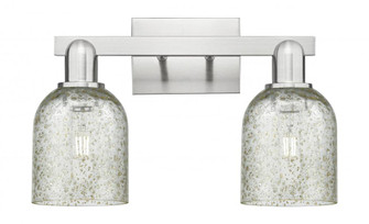 Caledonia - 2 Light - 16 inch - Brushed Satin Nickel - Bath Vanity Light (3442|716-2W-SN-G259)