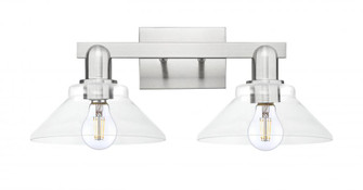 Orwell - 2 Light - 19 inch - Brushed Satin Nickel - Bath Vanity Light (3442|716-2W-SN-G132)