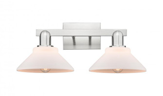 Orwell - 2 Light - 19 inch - Brushed Satin Nickel - Bath Vanity Light (3442|716-2W-SN-G131)