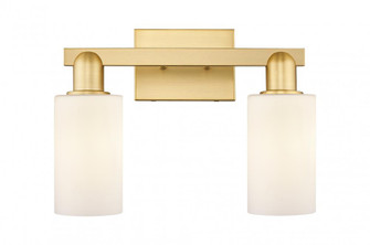 Clymer - 2 Light - 15 inch - Satin Gold - Bath Vanity Light (3442|716-2W-SG-G801)