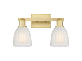 Brookfield - 2 Light - 17 inch - Satin Gold - Bath Vanity Light (3442|716-2W-SG-G441)