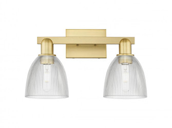 Castile - 2 Light - 17 inch - Satin Gold - Bath Vanity Light (3442|716-2W-SG-G382)