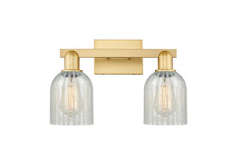 Caledonia - 2 Light - 16 inch - Satin Gold - Bath Vanity Light (3442|716-2W-SG-G2511)