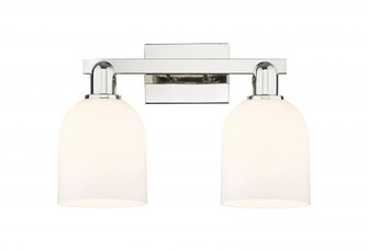 Bella - 2 Light - 17 inch - Polished Nickel - Bath Vanity Light (3442|716-2W-PN-G558-6GWH)