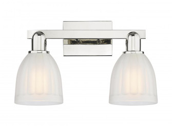 Brookfield - 2 Light - 17 inch - Polished Nickel - Bath Vanity Light (3442|716-2W-PN-G441)