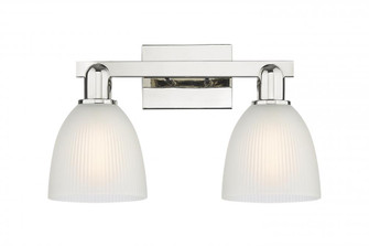 Castile - 2 Light - 17 inch - Polished Nickel - Bath Vanity Light (3442|716-2W-PN-G381)