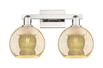 Athens - 2 Light - 19 inch - Polished Nickel - Bath Vanity Light (3442|716-2W-PN-G128-8)
