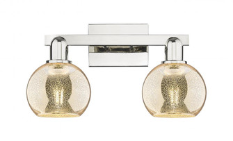 Athens - 2 Light - 17 inch - Polished Nickel - Bath Vanity Light (3442|716-2W-PN-G128-6)