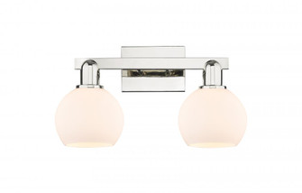 Athens - 2 Light - 17 inch - Polished Nickel - Bath Vanity Light (3442|716-2W-PN-G121-6)