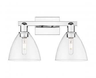 Bristol - 2 Light - 19 inch - Polished Chrome - Bath Vanity Light (3442|716-2W-PC-GBD-752)