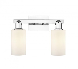 Clymer - 2 Light - 15 inch - Polished Chrome - Bath Vanity Light (3442|716-2W-PC-G801)