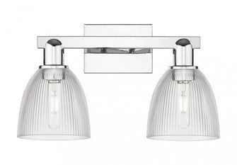Castile - 2 Light - 17 inch - Polished Chrome - Bath Vanity Light (3442|716-2W-PC-G382)