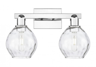 Waverly - 2 Light - 17 inch - Polished Chrome - Bath Vanity Light (3442|716-2W-PC-G362)