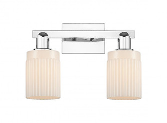 Hadley - 2 Light - 16 inch - Polished Chrome - Bath Vanity Light (3442|716-2W-PC-G341)