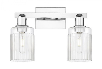 Hadley - 2 Light - 16 inch - Polished Chrome - Bath Vanity Light (3442|716-2W-PC-G342)