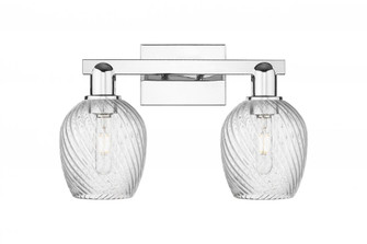 Salina - 2 Light - 17 inch - Polished Chrome - Bath Vanity Light (3442|716-2W-PC-G292)