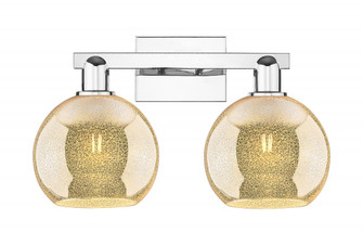 Athens - 2 Light - 19 inch - Polished Chrome - Bath Vanity Light (3442|716-2W-PC-G128-8)