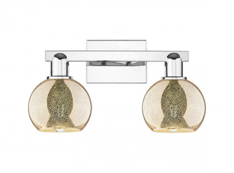 Athens - 2 Light - 17 inch - Polished Chrome - Bath Vanity Light (3442|716-2W-PC-G128-6)