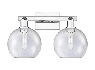 Athens - 2 Light - 19 inch - Polished Chrome - Bath Vanity Light (3442|716-2W-PC-G124-8)