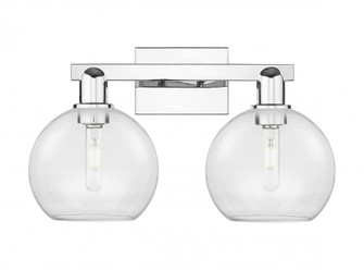 Athens - 2 Light - 19 inch - Polished Chrome - Bath Vanity Light (3442|716-2W-PC-G122-8)