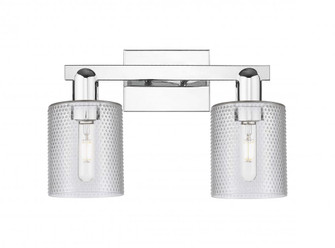 Cobbleskill - 2 Light - 16 inch - Polished Chrome - Bath Vanity Light (3442|716-2W-PC-G112)