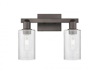 Clymer - 2 Light - 15 inch - Oil Rubbed Bronze - Bath Vanity Light (3442|716-2W-OB-G804)
