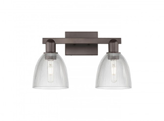 Castile - 2 Light - 17 inch - Oil Rubbed Bronze - Bath Vanity Light (3442|716-2W-OB-G382)